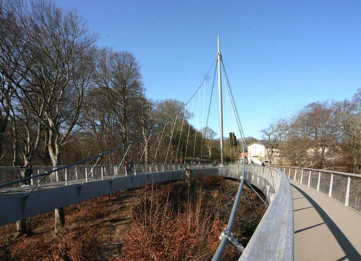 Ansicht auf den Bogen des Skywalks